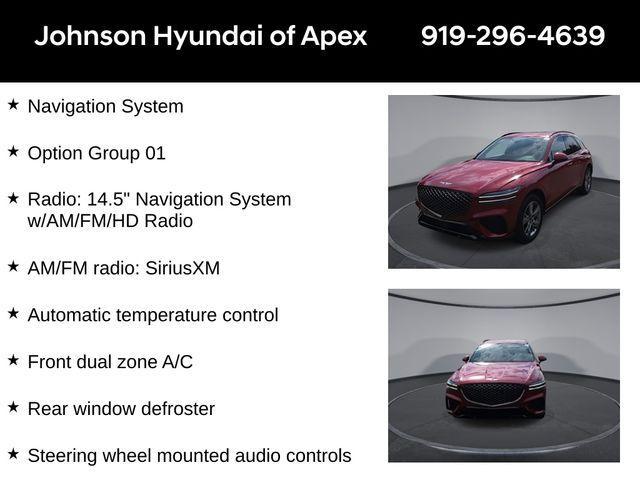 used 2024 Genesis GV70 car, priced at $46,998