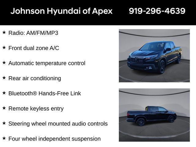 used 2020 Honda Ridgeline car, priced at $26,998
