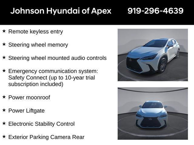 used 2025 Lexus NX 350 car, priced at $45,998