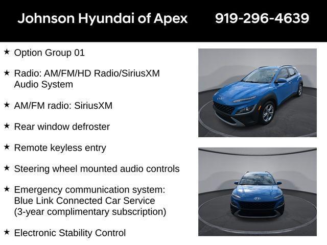 used 2022 Hyundai Kona car, priced at $18,981