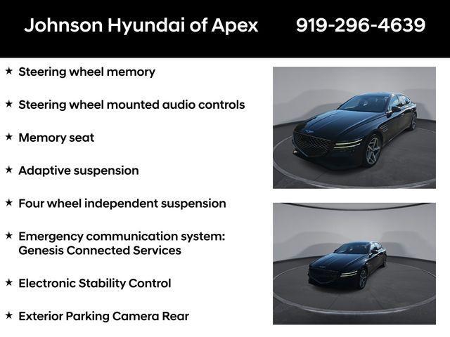 used 2024 Genesis G80 car, priced at $45,750