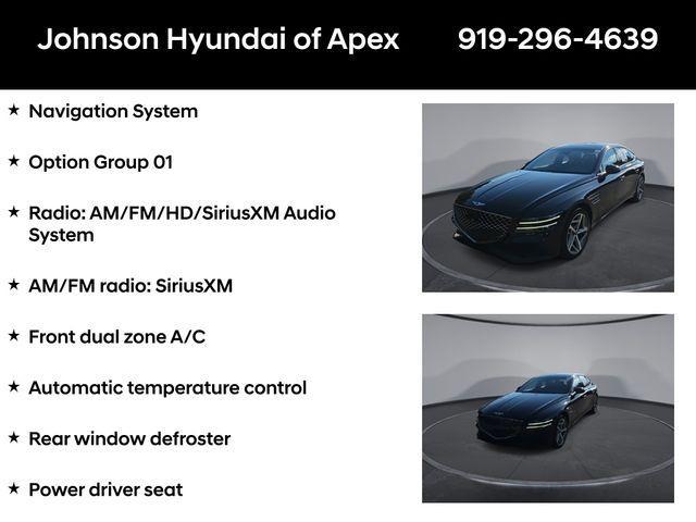 used 2024 Genesis G80 car, priced at $45,750