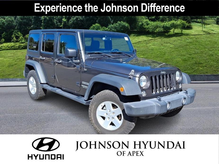 used 2017 Jeep Wrangler Unlimited car, priced at $20,950