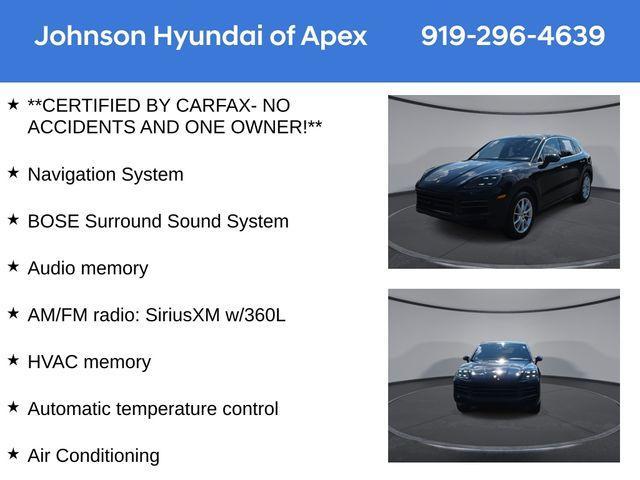 used 2024 Porsche Cayenne car, priced at $63,998