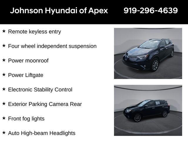 used 2018 Toyota RAV4 Hybrid car, priced at $19,981