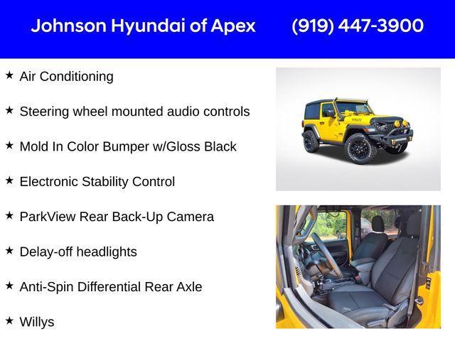 used 2021 Jeep Wrangler car, priced at $27,598