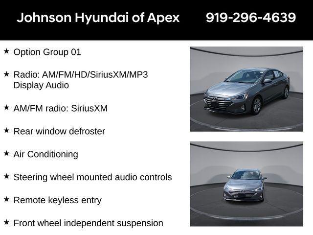 used 2019 Hyundai Elantra car, priced at $12,995