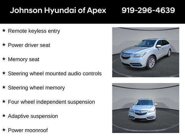 used 2015 Acura MDX car, priced at $18,985