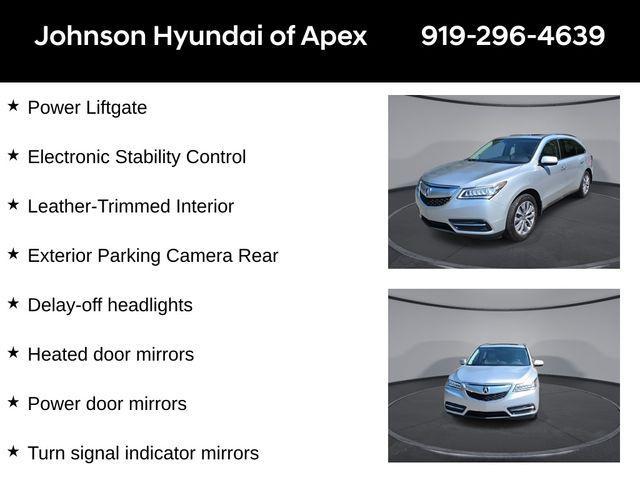 used 2015 Acura MDX car, priced at $18,985