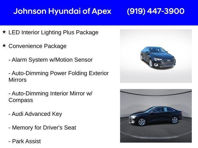 used 2023 Audi A3 car, priced at $27,397