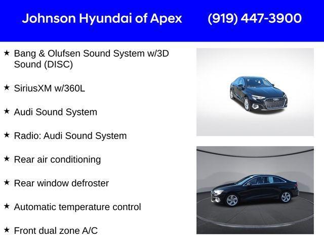used 2023 Audi A3 car, priced at $27,397