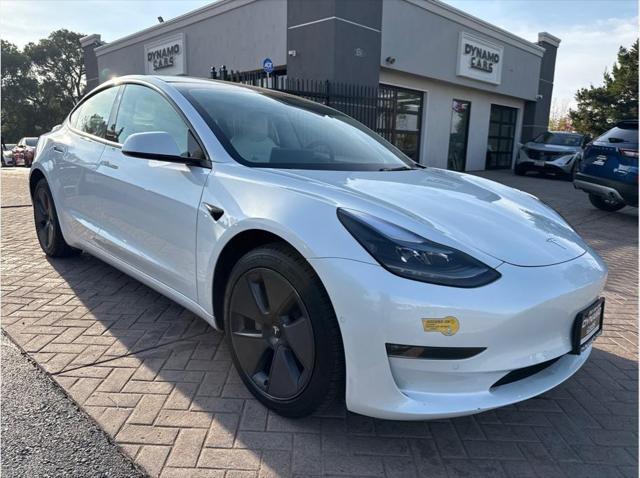 used 2022 Tesla Model 3 car, priced at $27,999