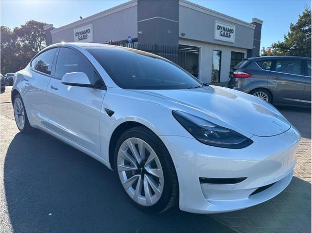 used 2022 Tesla Model 3 car, priced at $28,999