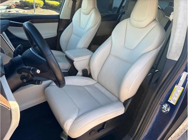 used 2018 Tesla Model X car, priced at $34,999