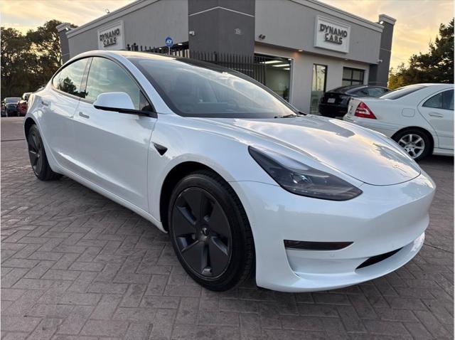 used 2022 Tesla Model 3 car, priced at $27,999