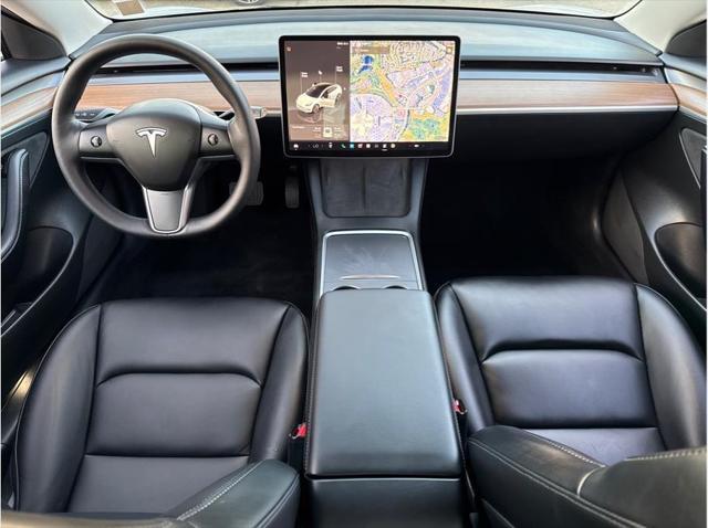 used 2022 Tesla Model 3 car, priced at $27,999