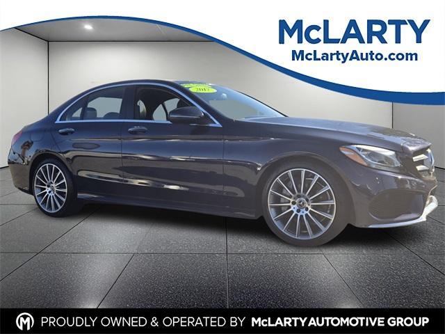 used 2017 Mercedes-Benz C-Class car, priced at $18,800