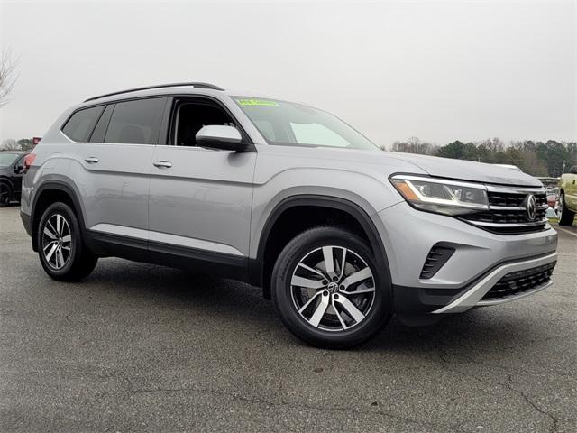 used 2021 Volkswagen Atlas car, priced at $23,227