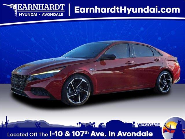 used 2022 Hyundai Elantra car, priced at $19,500