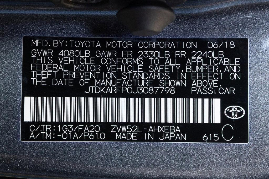 used 2018 Toyota Prius Prime car, priced at $20,000