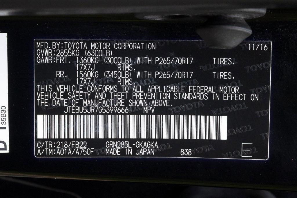 used 2016 Toyota 4Runner car, priced at $24,681