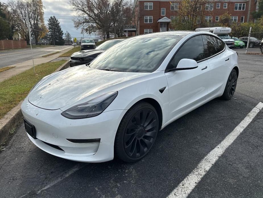 used 2021 Tesla Model 3 car, priced at $27,500