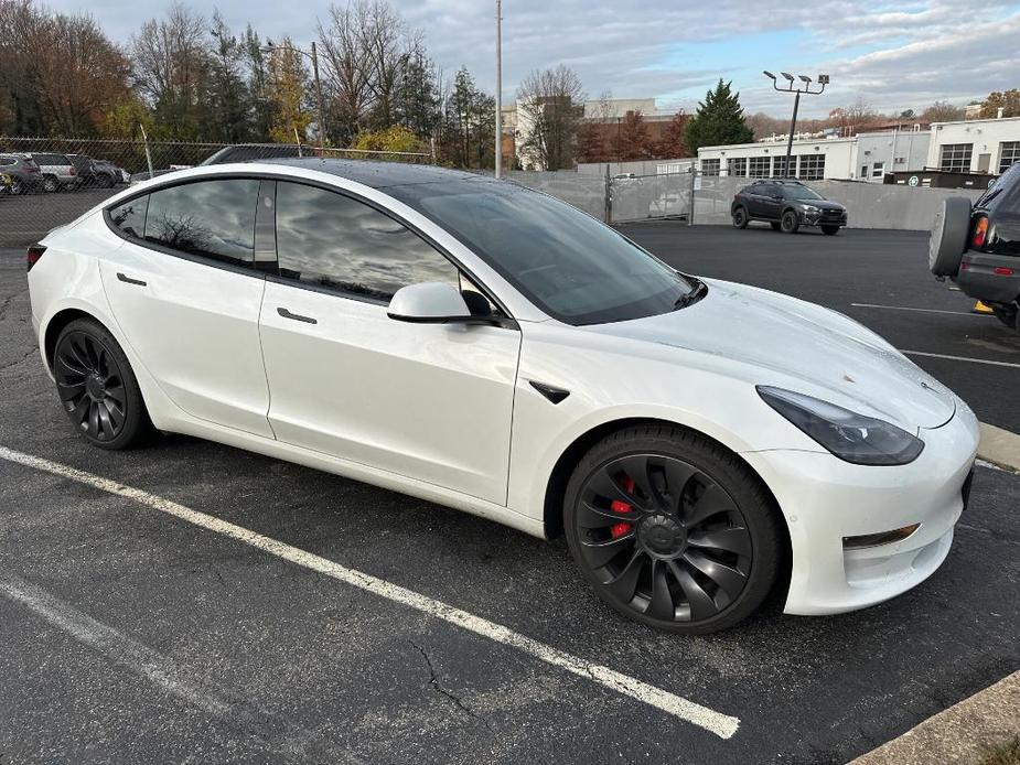 used 2021 Tesla Model 3 car, priced at $27,500