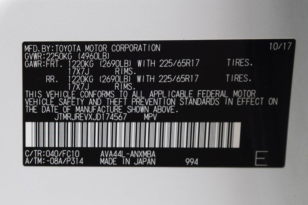 used 2018 Toyota RAV4 Hybrid car, priced at $18,000