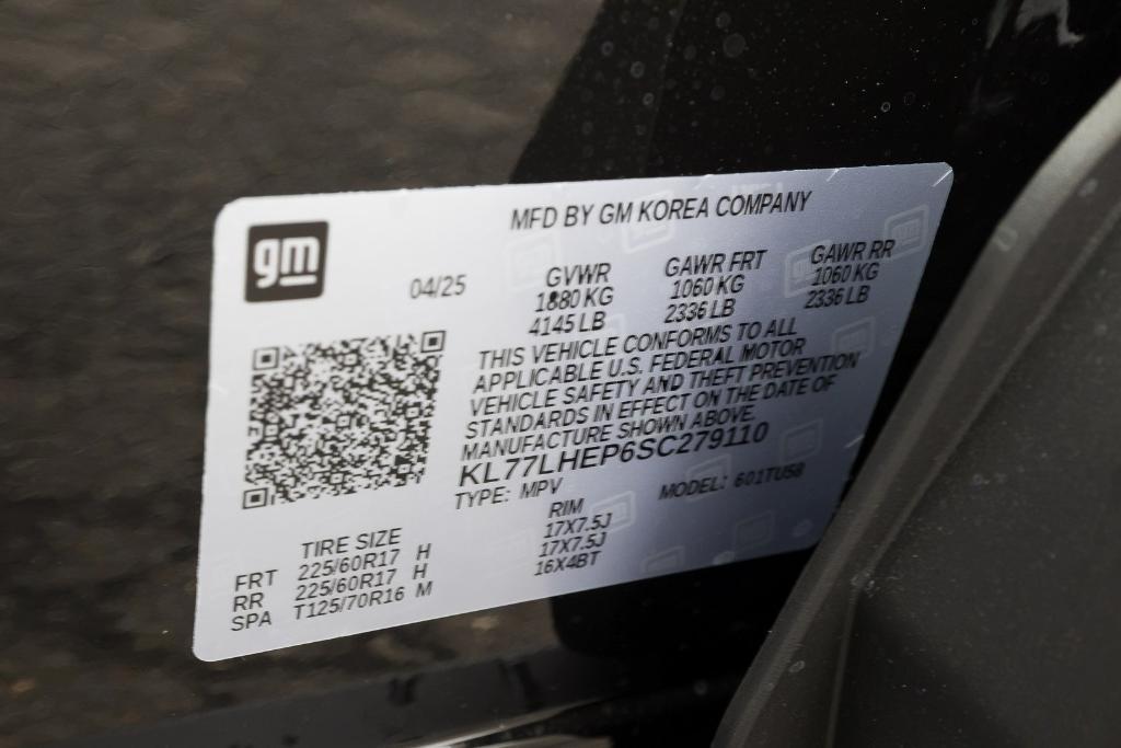 new 2025 Chevrolet Trax car, priced at $22,162