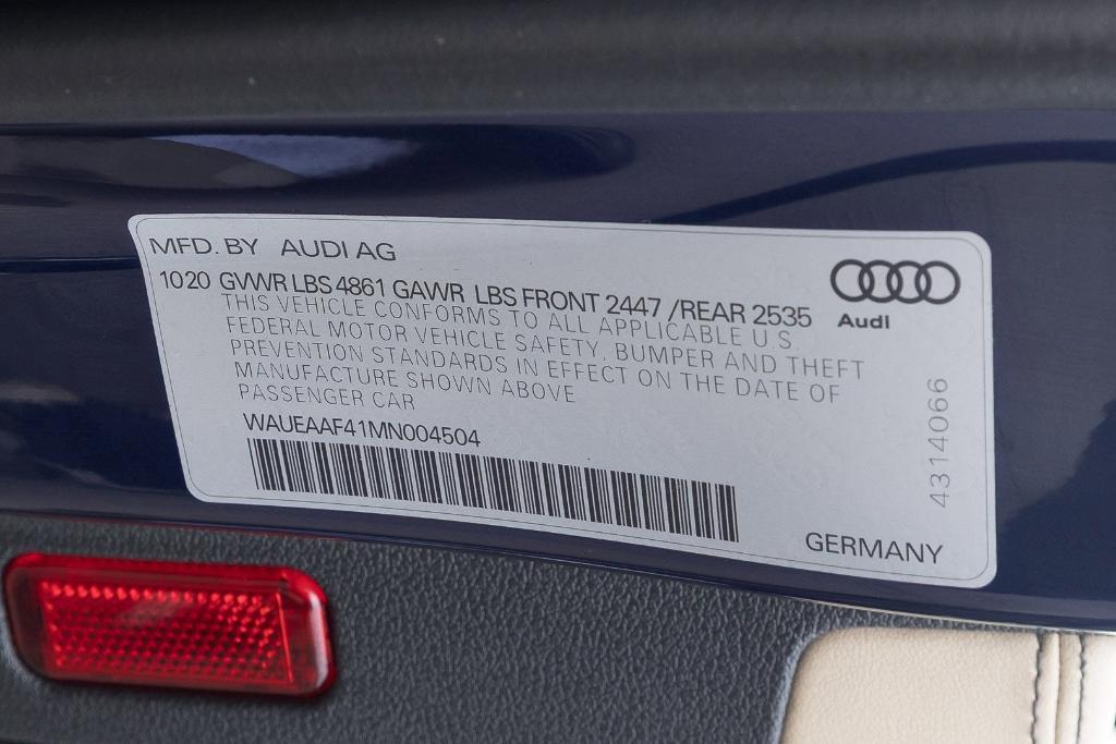 used 2021 Audi A4 car, priced at $25,100