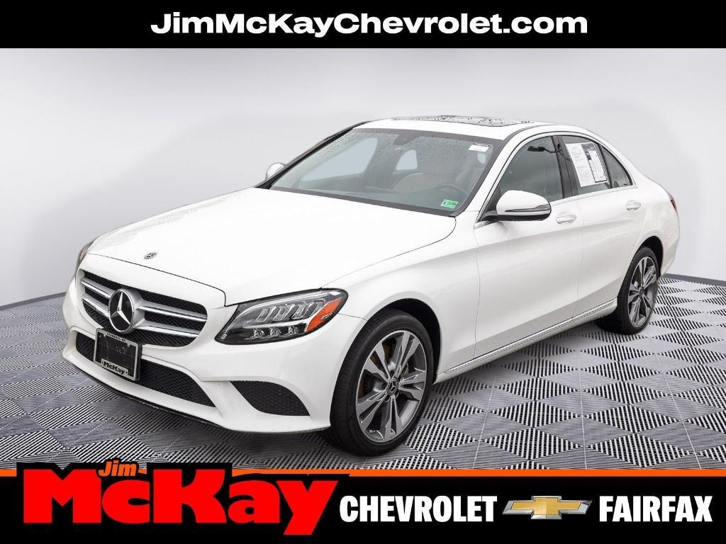 used 2021 Mercedes-Benz C-Class car, priced at $18,500