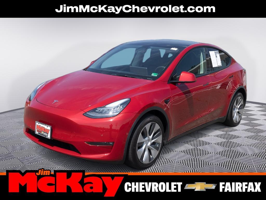 used 2021 Tesla Model Y car, priced at $27,500