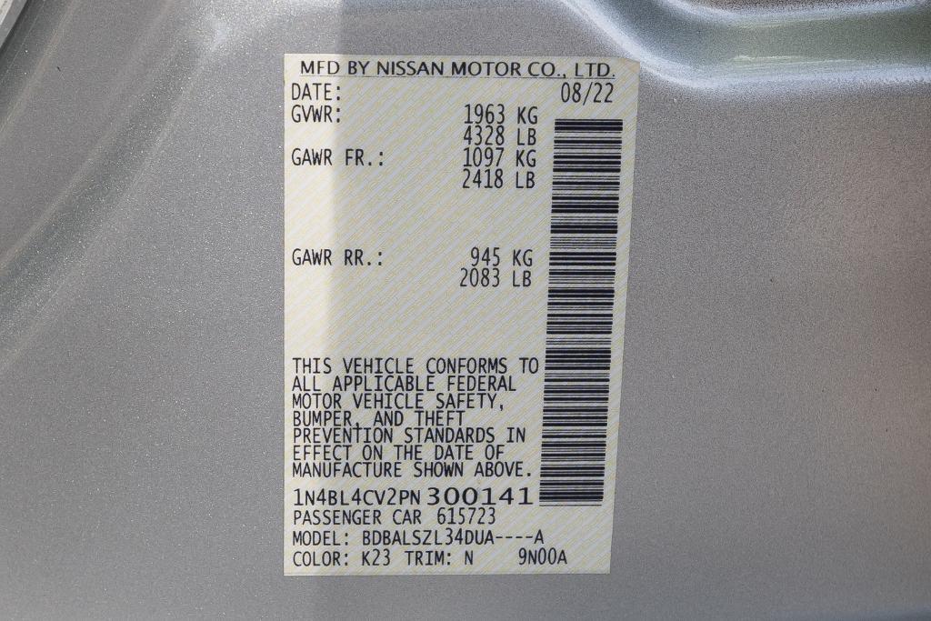 used 2023 Nissan Altima car, priced at $23,000
