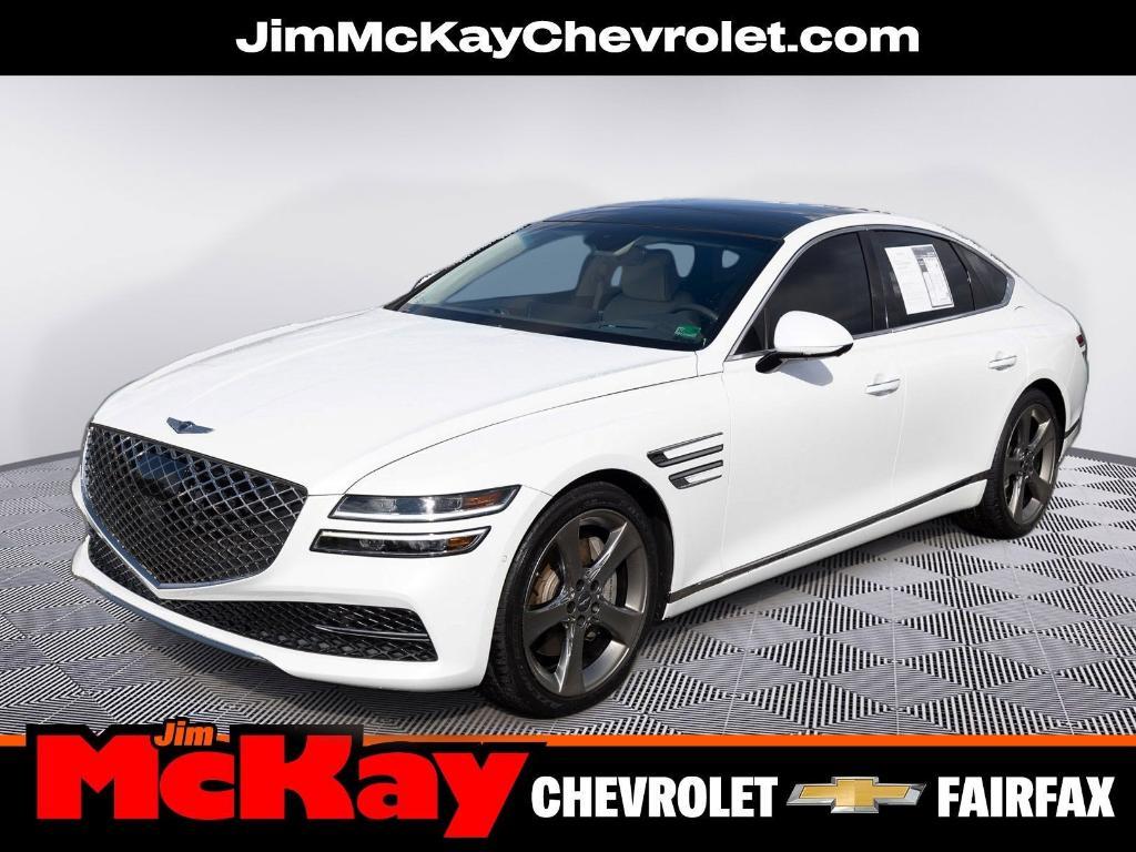 used 2021 Genesis G80 car, priced at $34,500