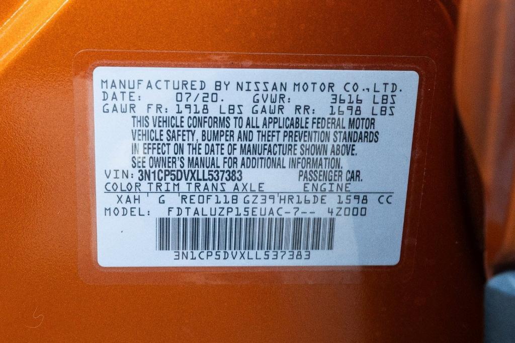 used 2020 Nissan Kicks car, priced at $16,000