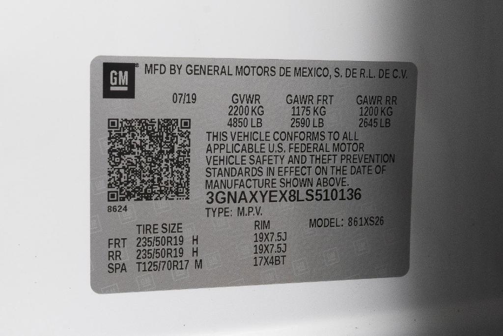 used 2020 Chevrolet Equinox car, priced at $19,400