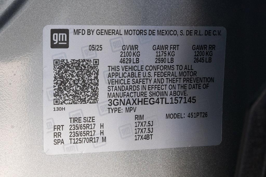 new 2026 Chevrolet Equinox car, priced at $30,320