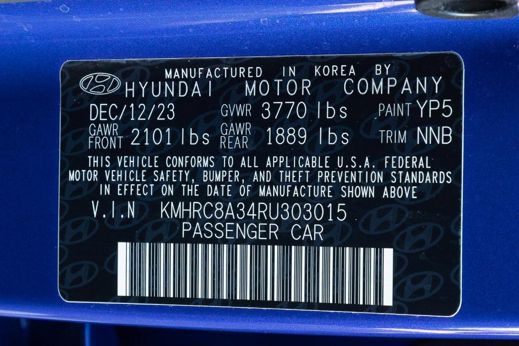 used 2024 Hyundai Venue car, priced at $20,000