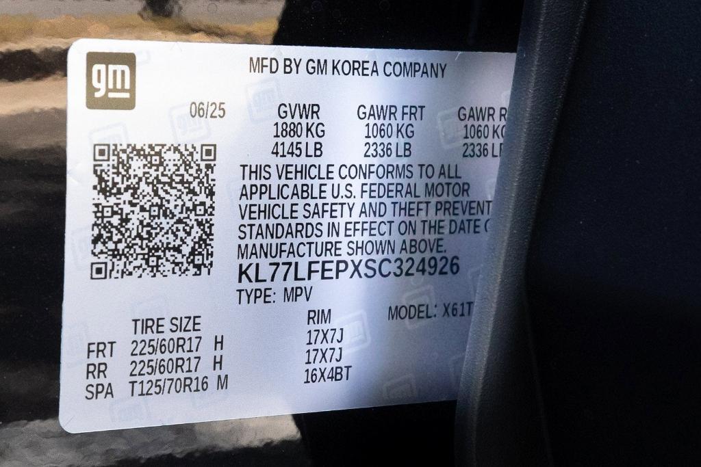 new 2025 Chevrolet Trax car, priced at $21,055