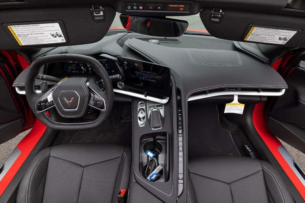 new 2025 Chevrolet Corvette car, priced at $77,695