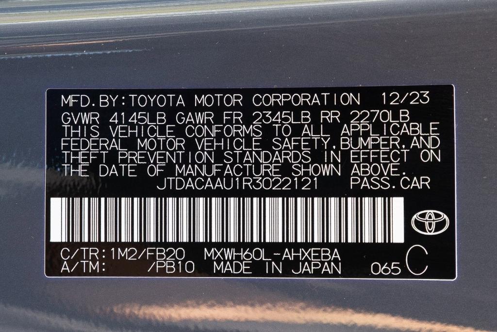 used 2024 Toyota Prius car, priced at $27,387