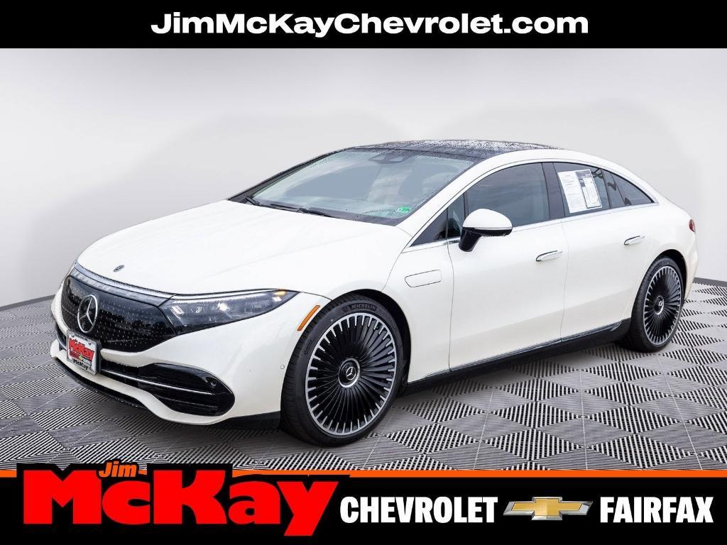used 2022 Mercedes-Benz EQS 450+ car, priced at $42,519