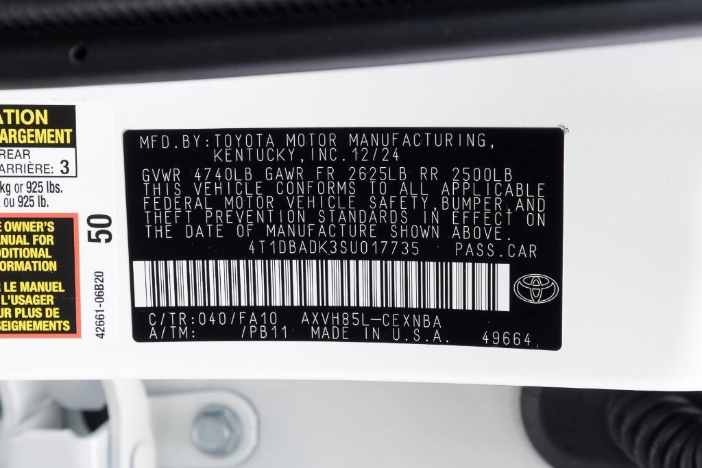 used 2025 Toyota Camry car, priced at $32,000