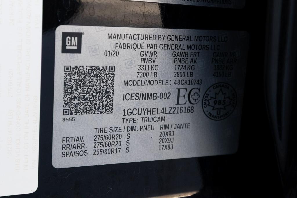 used 2020 Chevrolet Silverado 1500 car, priced at $36,500