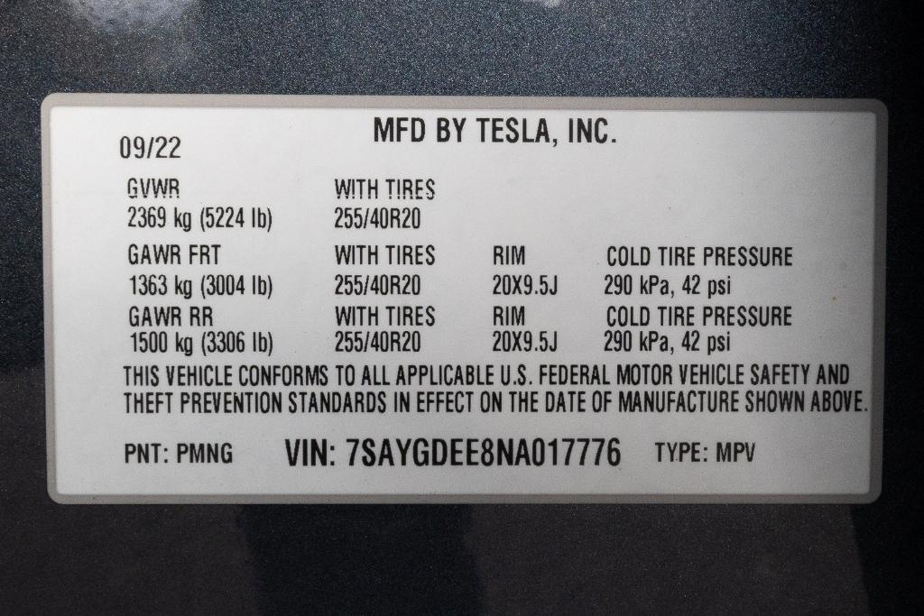 used 2022 Tesla Model Y car, priced at $26,500