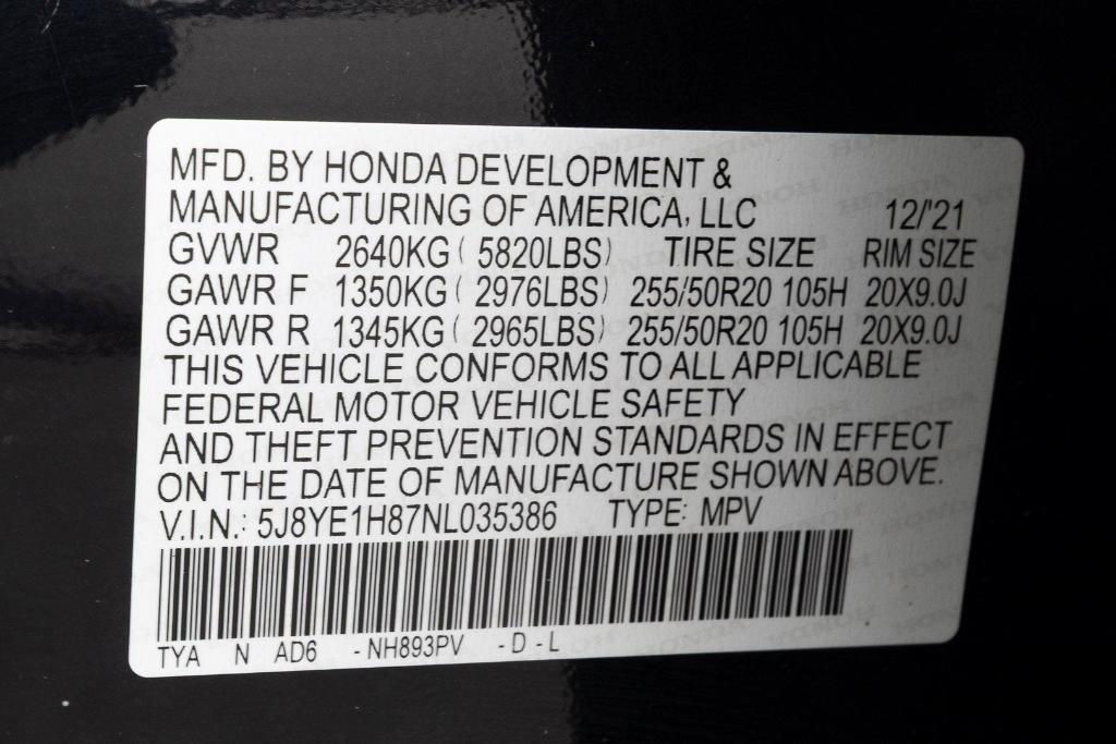 used 2022 Acura MDX car, priced at $37,400