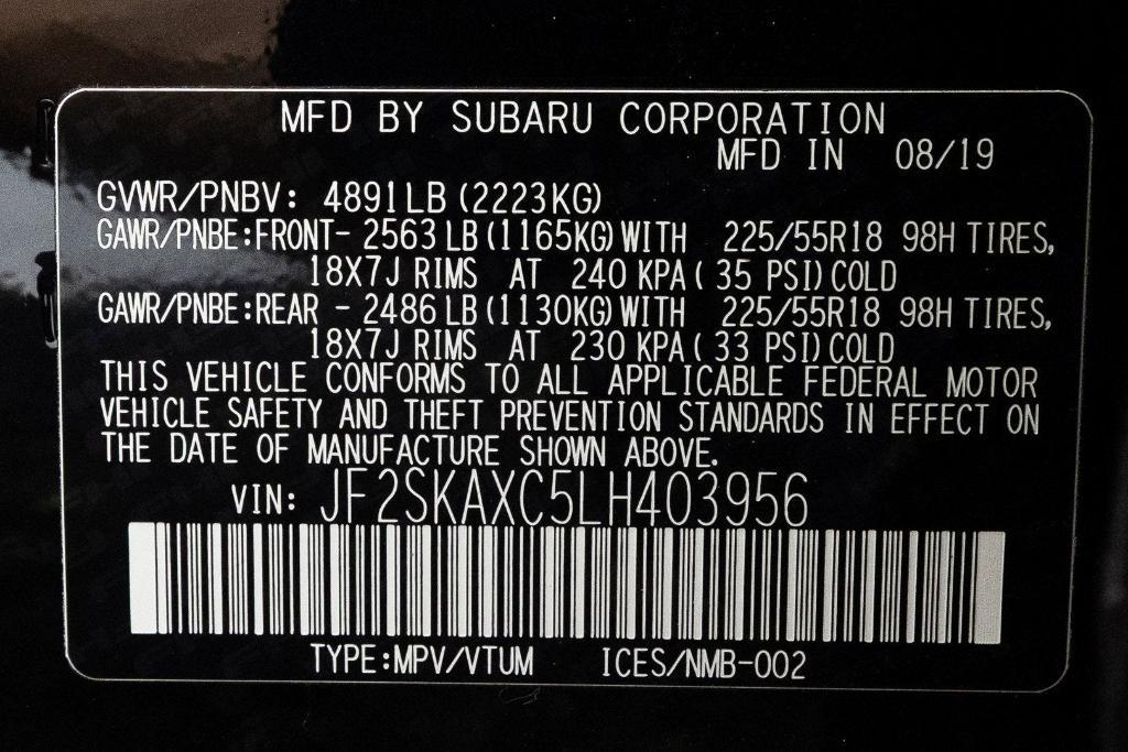 used 2020 Subaru Forester car, priced at $25,500