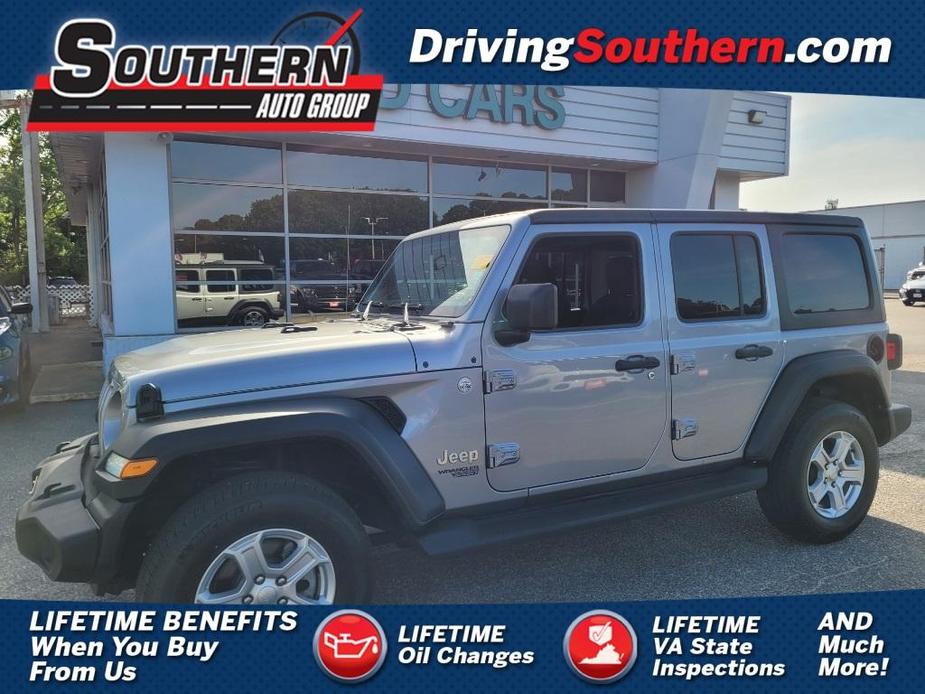 used 2020 Jeep Wrangler Unlimited car, priced at $32,483