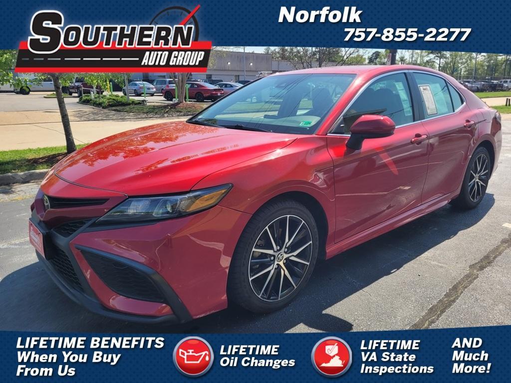 used 2021 Toyota Camry car, priced at $22,828