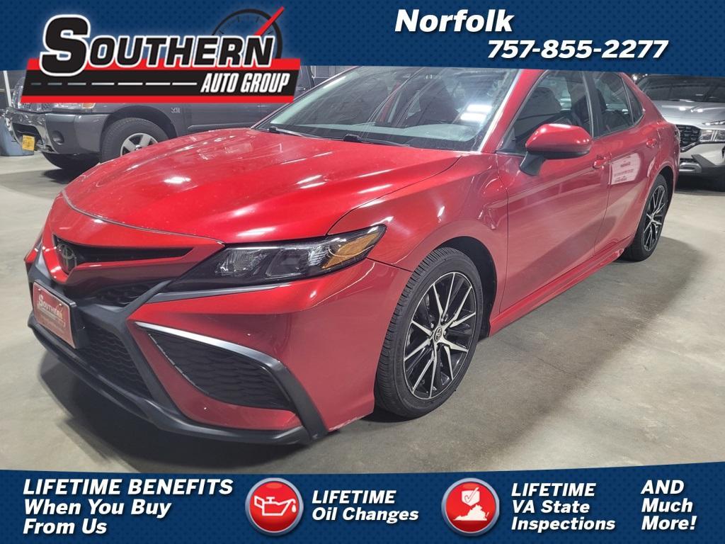 used 2021 Toyota Camry car, priced at $22,828